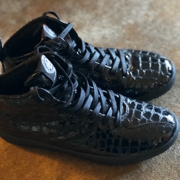 Snake print Balck Gourmet shoes - Picture 3 of 5